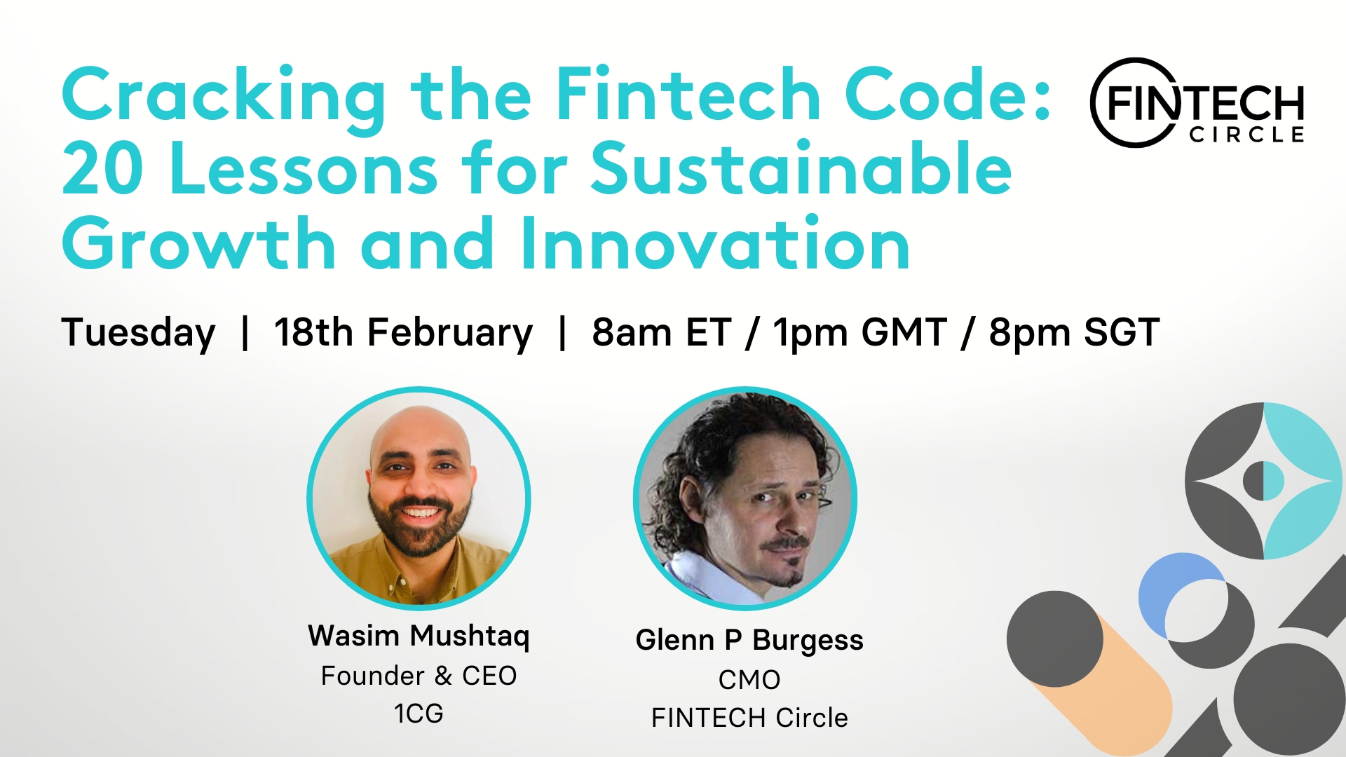 Key takeaways from Webinar – Cracking the Fintech Code: 20 Lessons for Sustainable Growth & Innovation