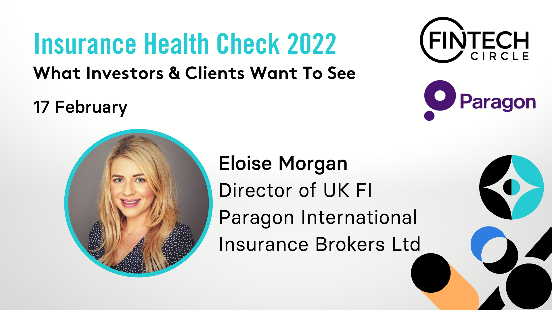Insurance Health Check Webinar 2022 - What Investors & Clients Want to See!