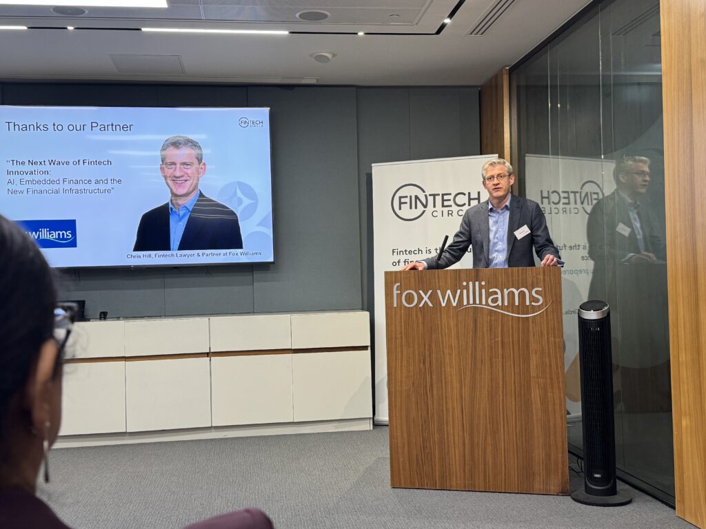 Chris Hill, Partner at Fox Williams gives a keynote presentation