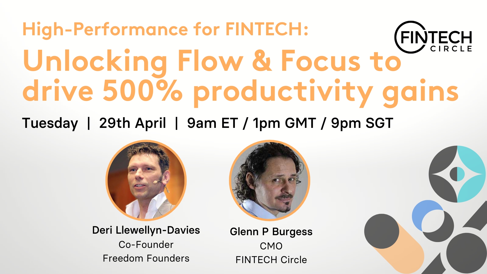 Key takeaways from Webinar – High-Performance for FINTECH: Unlocking Flow & Focus to drive 500% productivity gains
