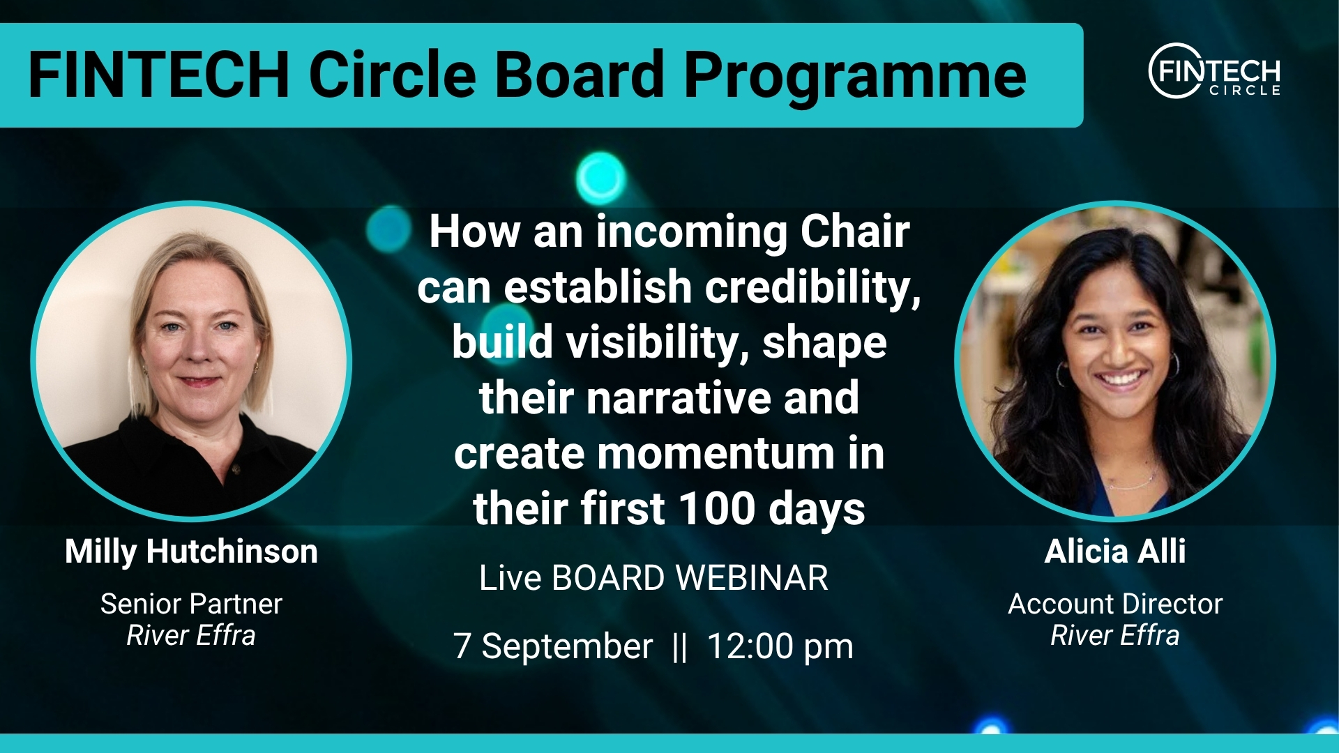 How an incoming Chair can establish credibility, build visibility, shape their narrative and create momentum in their first 100 days